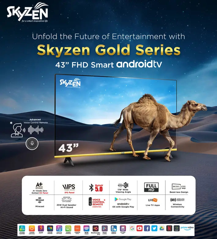 SZB 43S GOLD FL BT VOICE